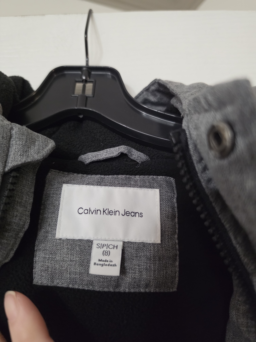 Calvin Klein Jeans Men's Gray Jeans Jacket
